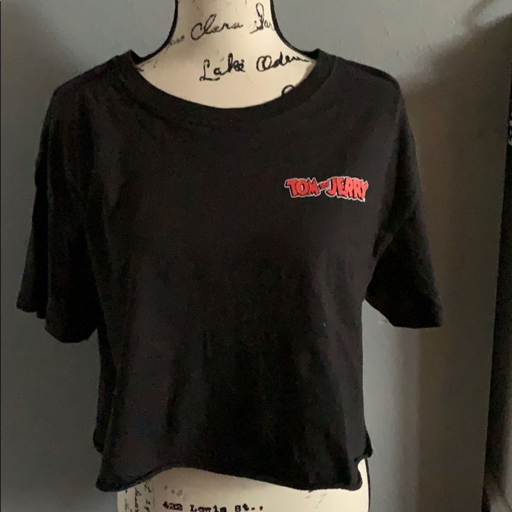 Tom and Jerry Crop Tee